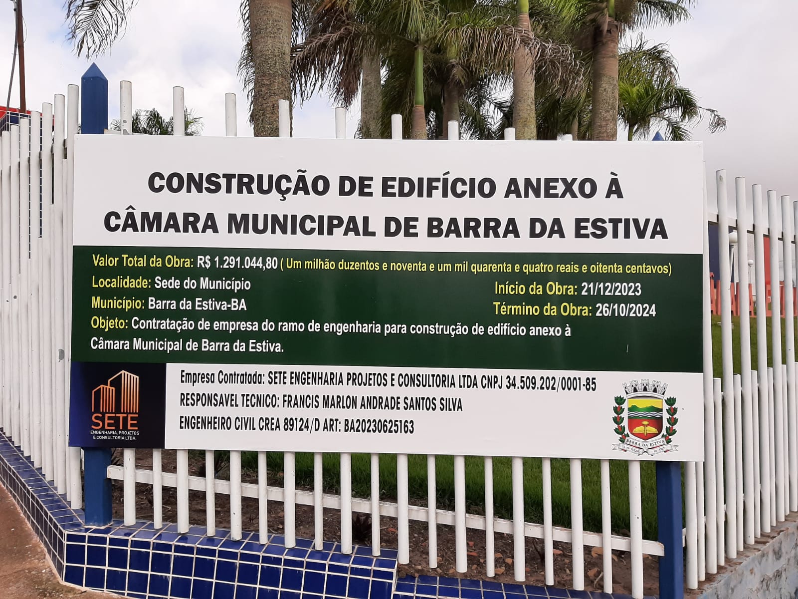 Construção do edíficio anexo